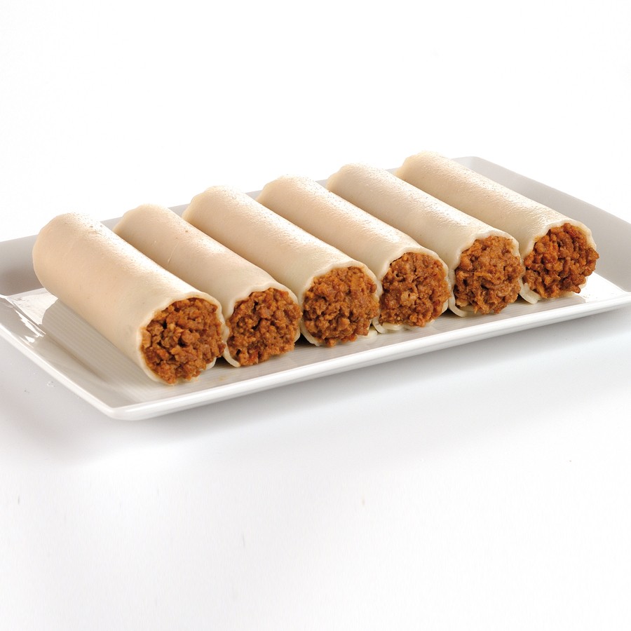 Canelones Carne Frinca S/B 120Und./Caja 1X4.8Kg.