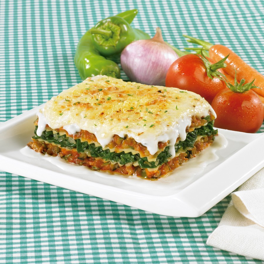 Lasaña Vegetal Con Bechamel Priela 12X300Gr.