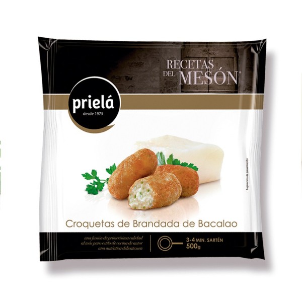 Croquetas Brandada Meson Priela 8X500Gr.