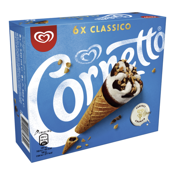 Cornetto Classico 90Ml Mp6 [6 Ud/Caja] [Vta. Caja] P