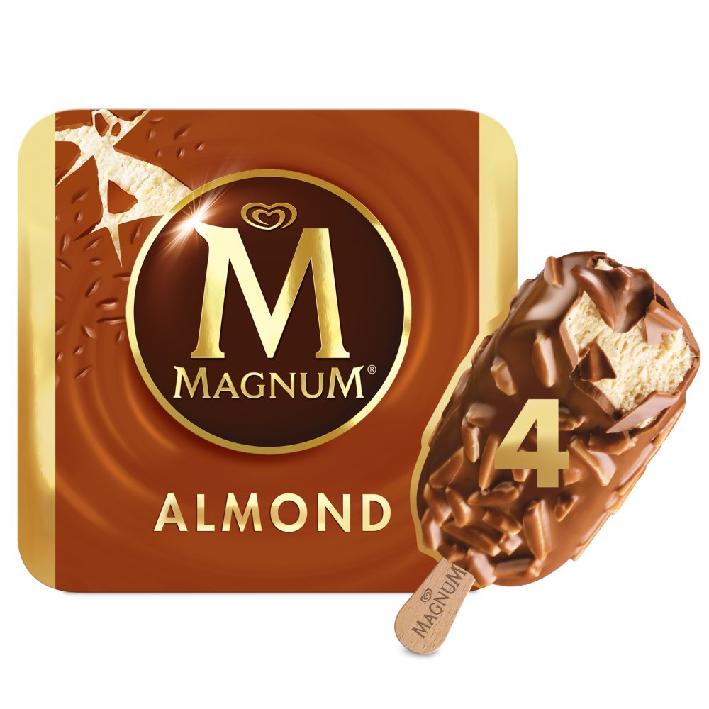 Magnum Mp4 Almendras 110Ml [4 Ud/Caja] [Vta. Caja] 1/2