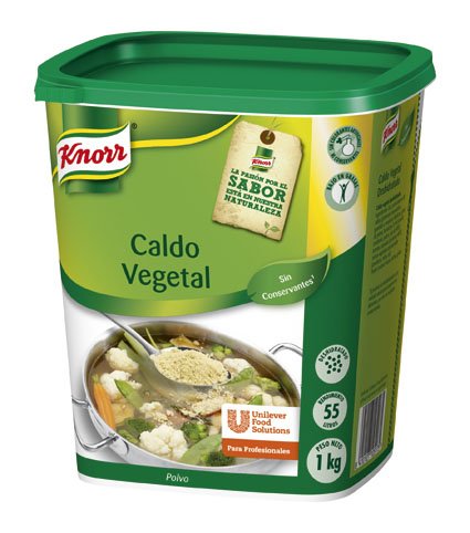 Caldo Polvo Vegetal 1Kg ..  [6 Ud/Caja] [Vta. Unidad] - Knorr