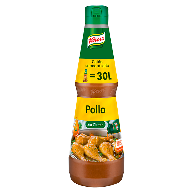 Caldo Liquido Concentrado Pollo 1L .. [6 Ud/Caja] [Vta. Unidad] - Knorr