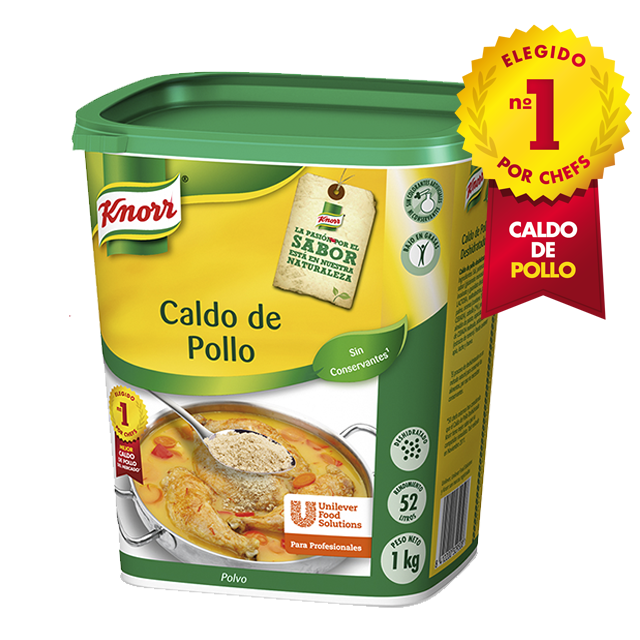 Caldo Polvo Pollo 1Kg .. [6 Ud/Caja] [Vta. Unidad] - Knorr