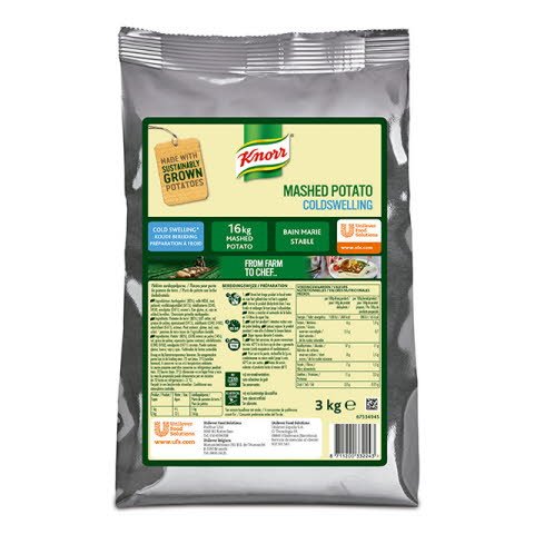 Knorr Pure De Patatas Con Leche Frio 3Kg .. [4 Ud/Caja] [Vta. Unidad]