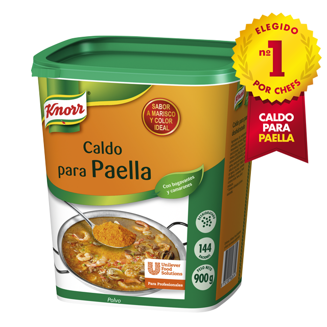 Caldo Polvo Paella 900G [6 Ud/Caja] [Vta. Unidades] - Knorr