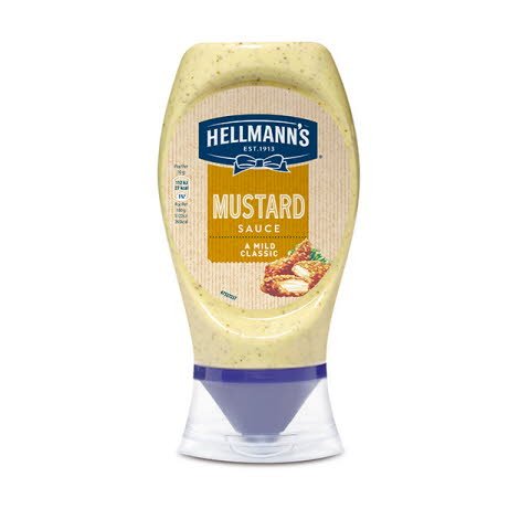 Salsa Bocabajo Mostaza 250Ml .. [8 Bote/Caja] [Vta. Caja] - Hellmann'S