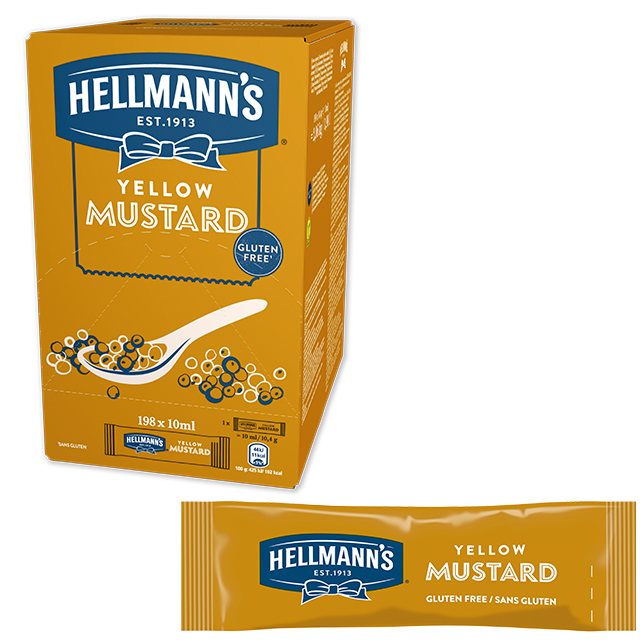 Mostaza Porciones 10Ml .. [198 Ud/Caja] [Vta. Caja] - Hellmann'S