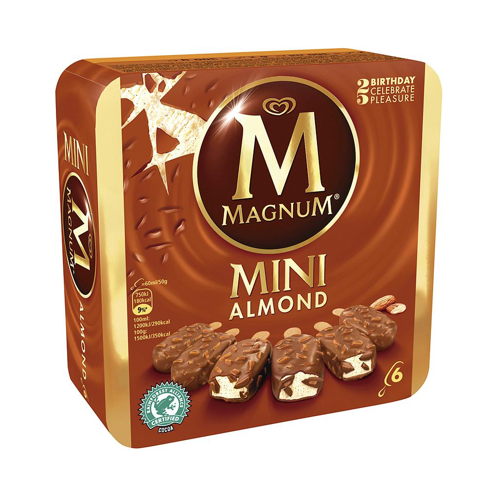 Magnum Mp6 Mini Almendras 55Ml [6 Ud/Caja] [Vta. Caja] P