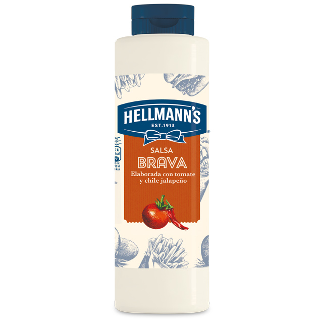 Salsa Brava 850Ml Bote [6 Ud/Caja] [Vta. Unidad] - Hellmann'S