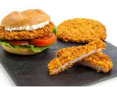 Hamburguesa Pollo Crujiente 120G [25Ud/Caja] [Vta. Caja] - Laduc