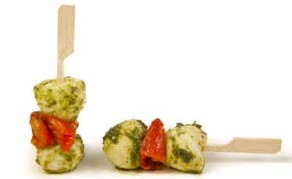 (E) Brocheta Tomat Seco/Mozzar./Pesto 17Gr x 60ud