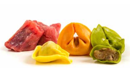 (E) Tortelloni Tricolore Con Carne 6G 1X3Kg