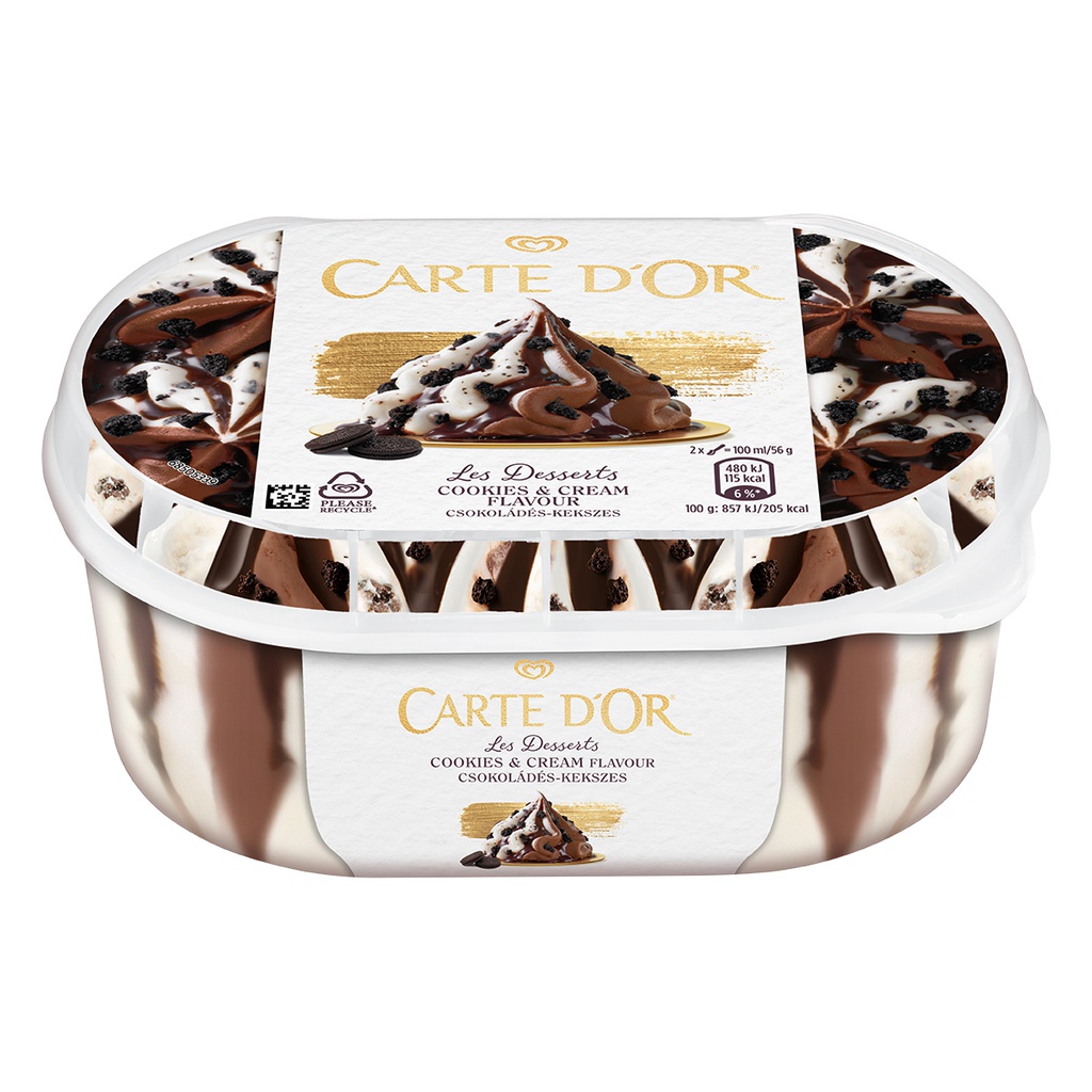 Carte D'Or Cookies Cream 900 Ml