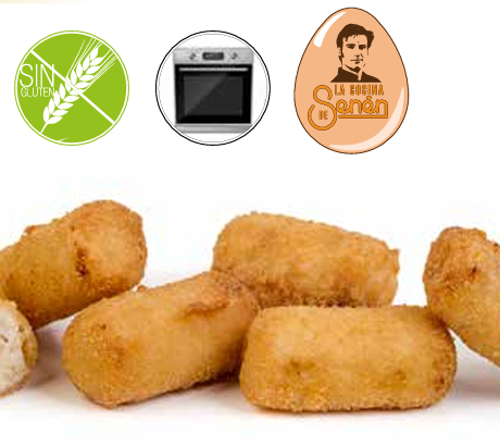 (E) Croqueta Bacalao-Cebolla Caram S/Gluten 30gr