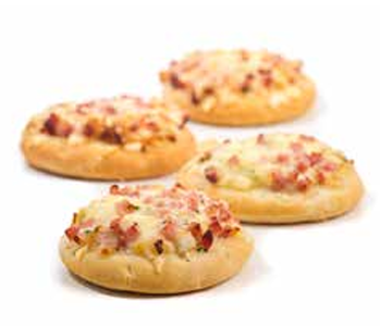 (E) Mini Pizza Esponjosa Prosciutto 30Gr 4X40Un