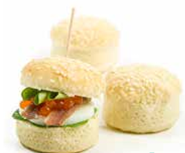 (E) Mini Burguer Buns Sesamo 13Gr 162 Un