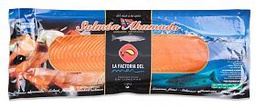 [2944513] Salmon Ahumado Plancha Precortado 1,1-1,4Kg Reyes Varon  Cong.