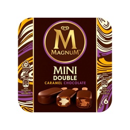 [57847] Magnum Mini Doble Choco/Caram Mp6 [6 Ud/Caja] [Vta. Caja]