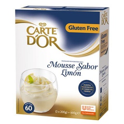 [64318518] Carte D'Or Mousse Limon S/Gluten 60Rac 600G .. [6 Estuches/Caja] [Vta. Unidad]